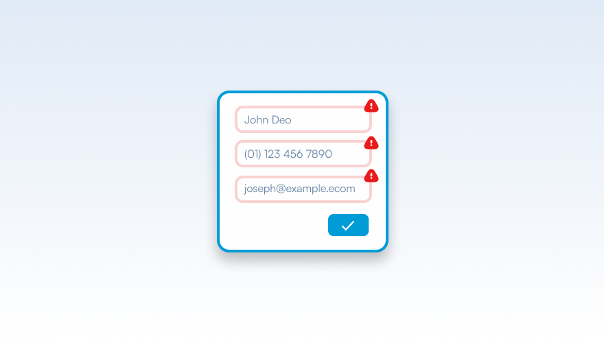 Field Validator: Red Border for Required Fields